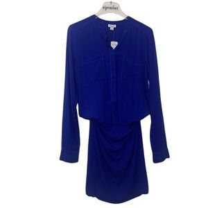 New Splendid Long Tab Sleeve Ribbed Bottom Dress